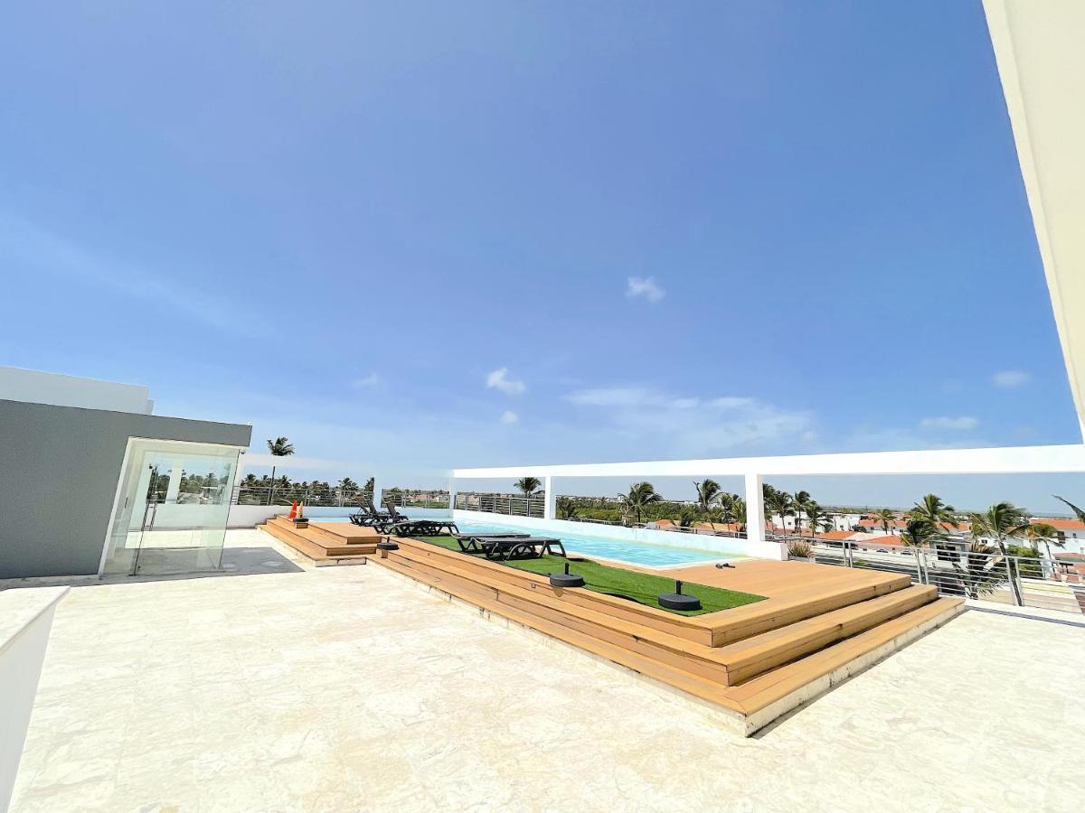Rooftop Pool Ducassi Studio Suites Deluxe Hotel Beach Club & Spa Punta Cana Zewnętrze zdjęcie